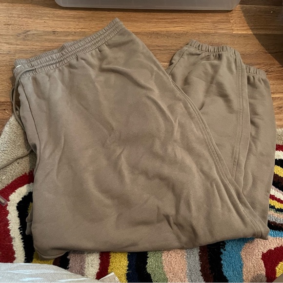 New xxl vince cotton essential jogger sweatpants dark wheat color - Picture 2 of 5